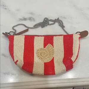 Zara Red/Orange stripe Bag